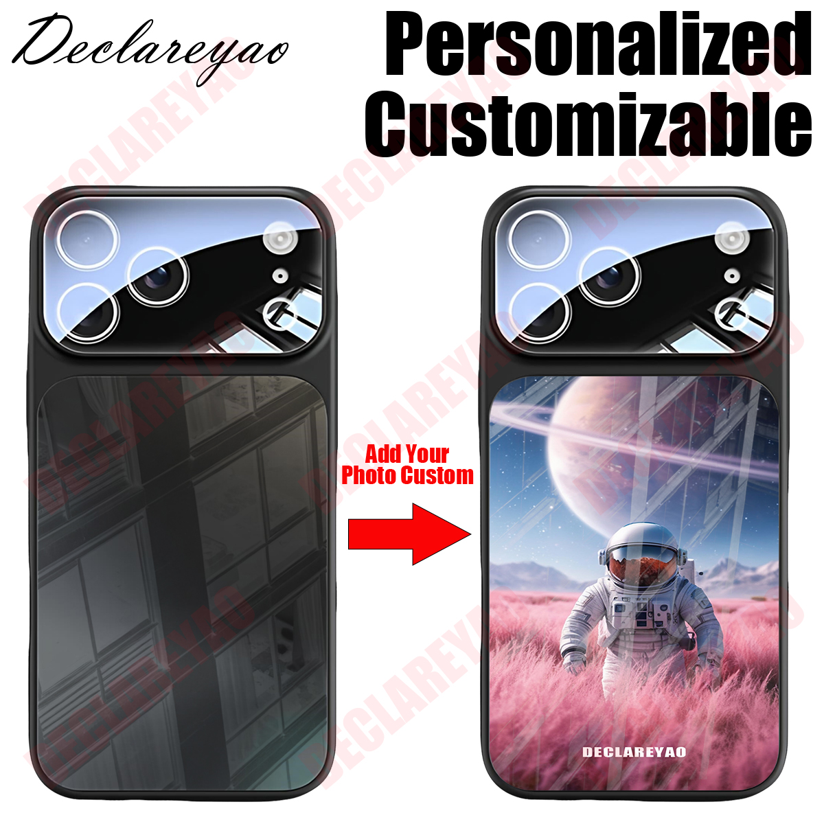 Phone Cases Customized - DECLAREYAO Origina Custom Tempered Glass Phone