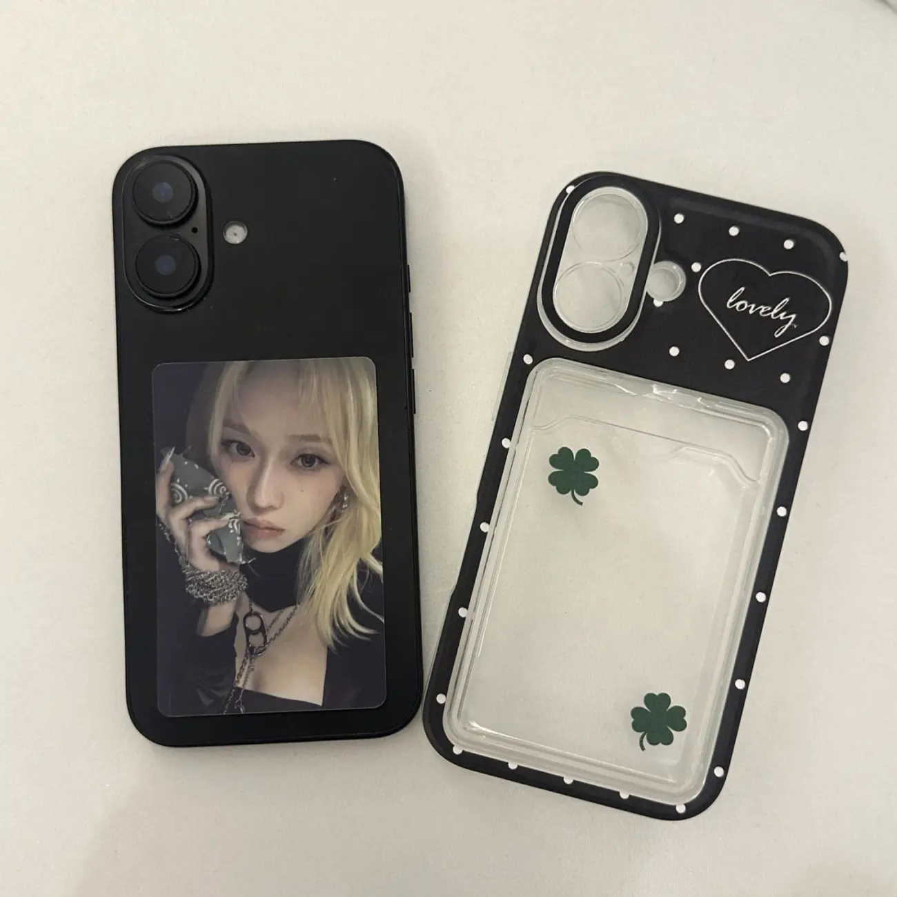 Cute Cartoon Case - Korean ins Cute Polka Dot Cartoon