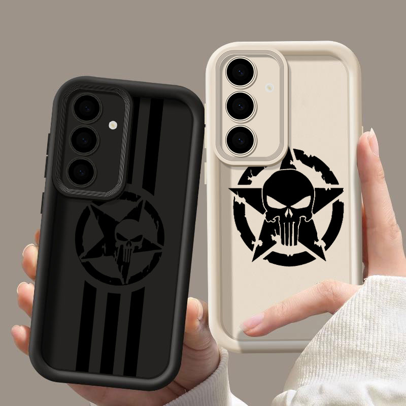 Phone Cases For Samsung Galaxy - The Punisher Marvel Art Fundas For