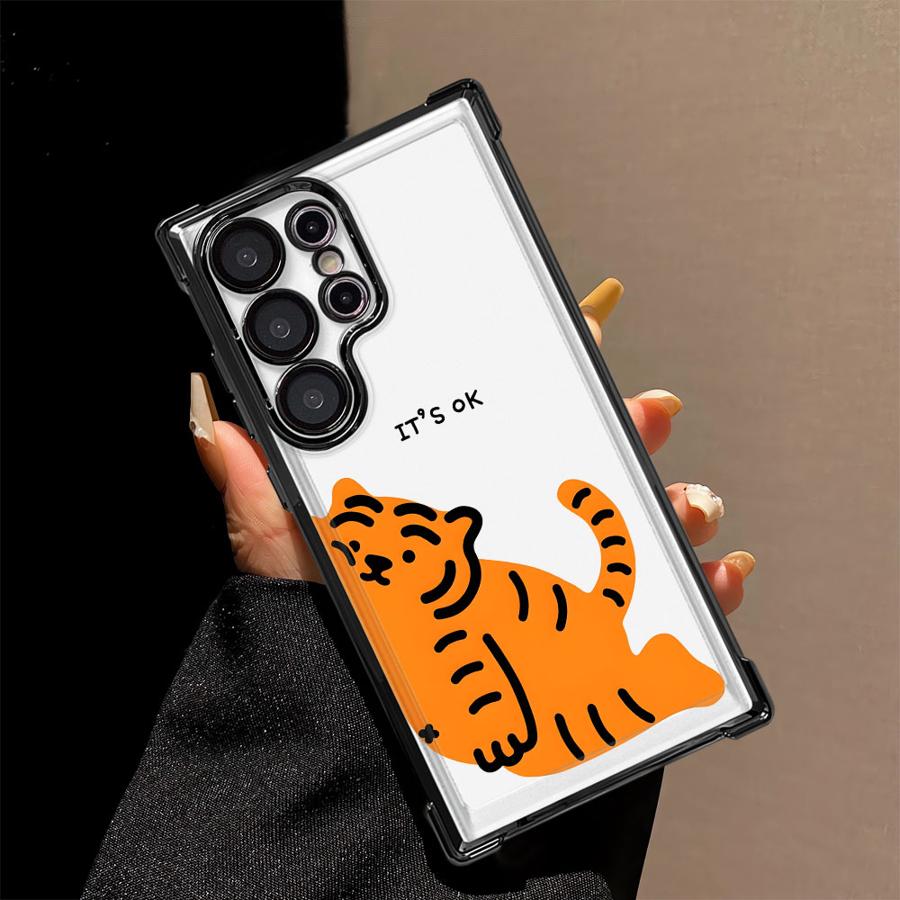 Cute Cartoon Case - Cute Cartoon Tiger Case for Samsung