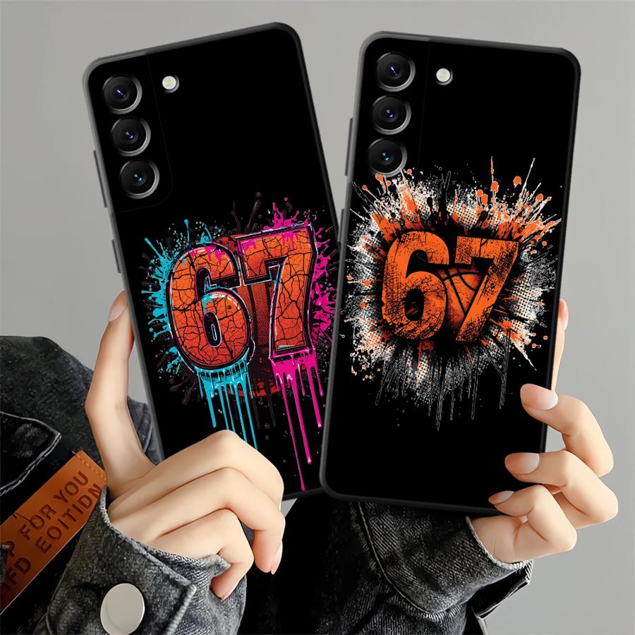 Phone Cases For Samsung Galaxy - Graffiti Basketball 67 Case for Samsung