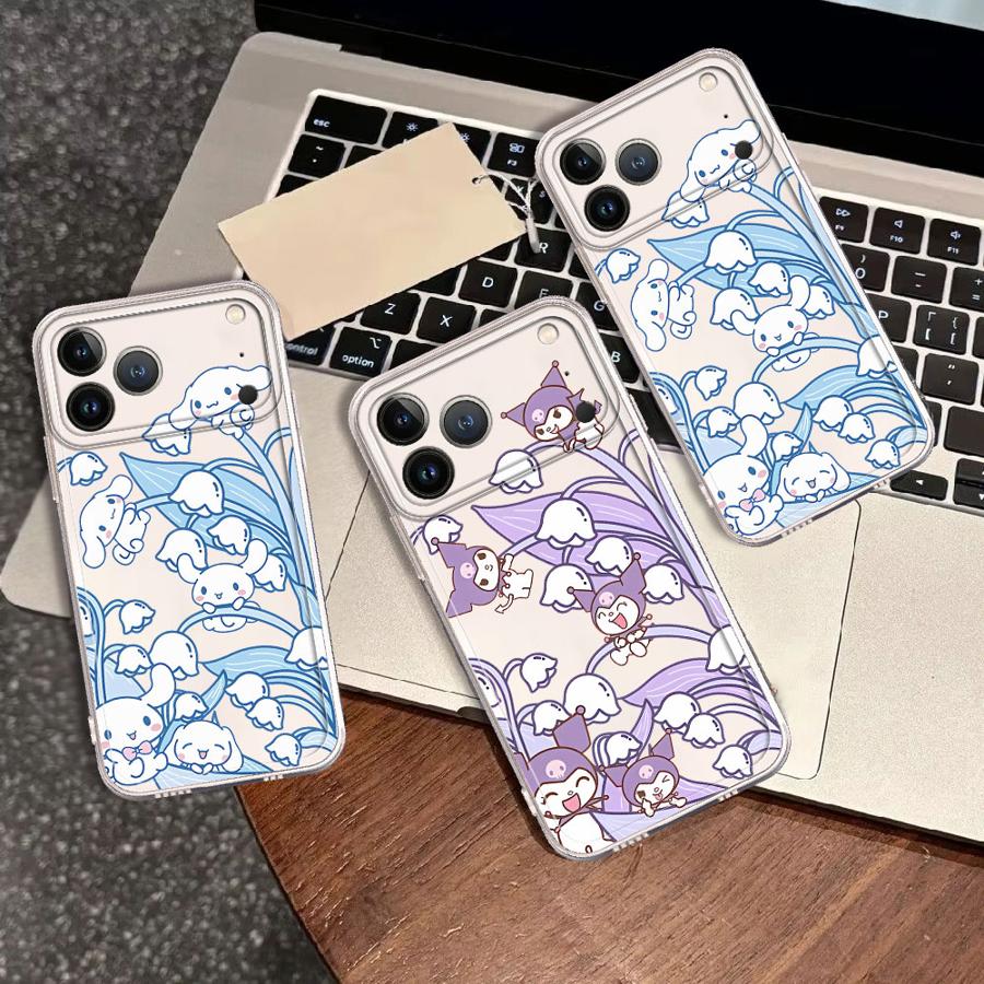 Cute Cartoon Case - Clear Phone Cover Case for Apple