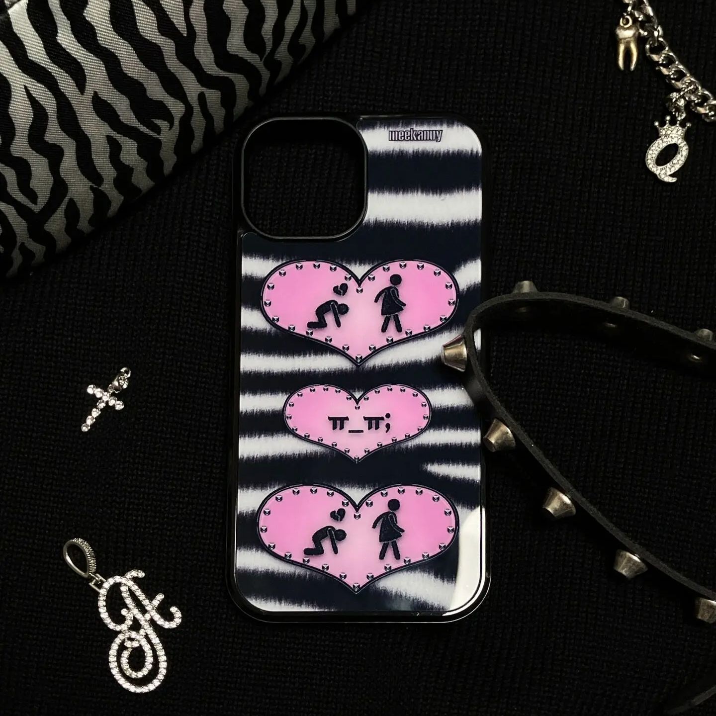 Niche Personality Ins Black an – Phone Cases Customized recenzja i cena
