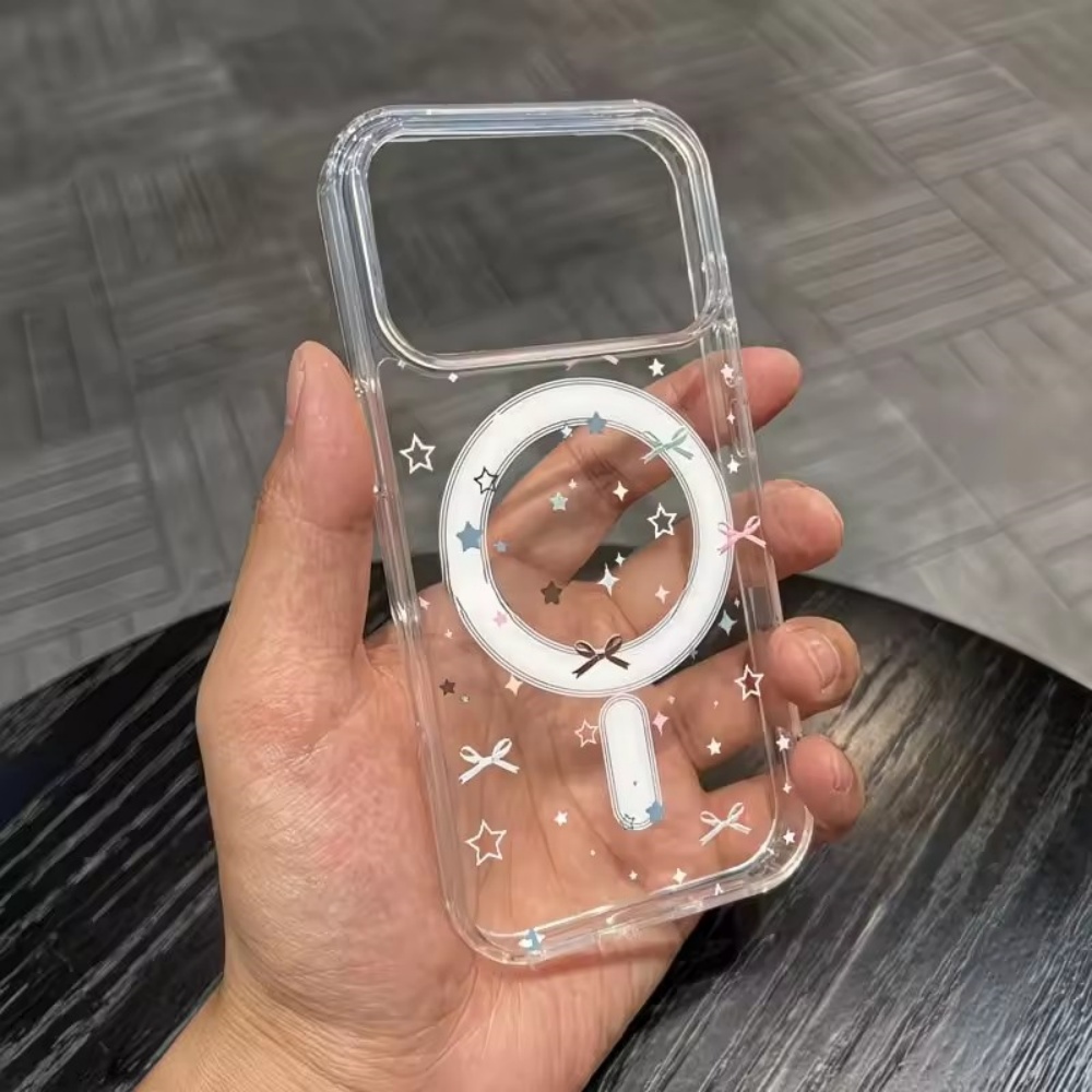 Star Bow Print Clear Phone Cas – Phone Cases Mous recenzja i cena