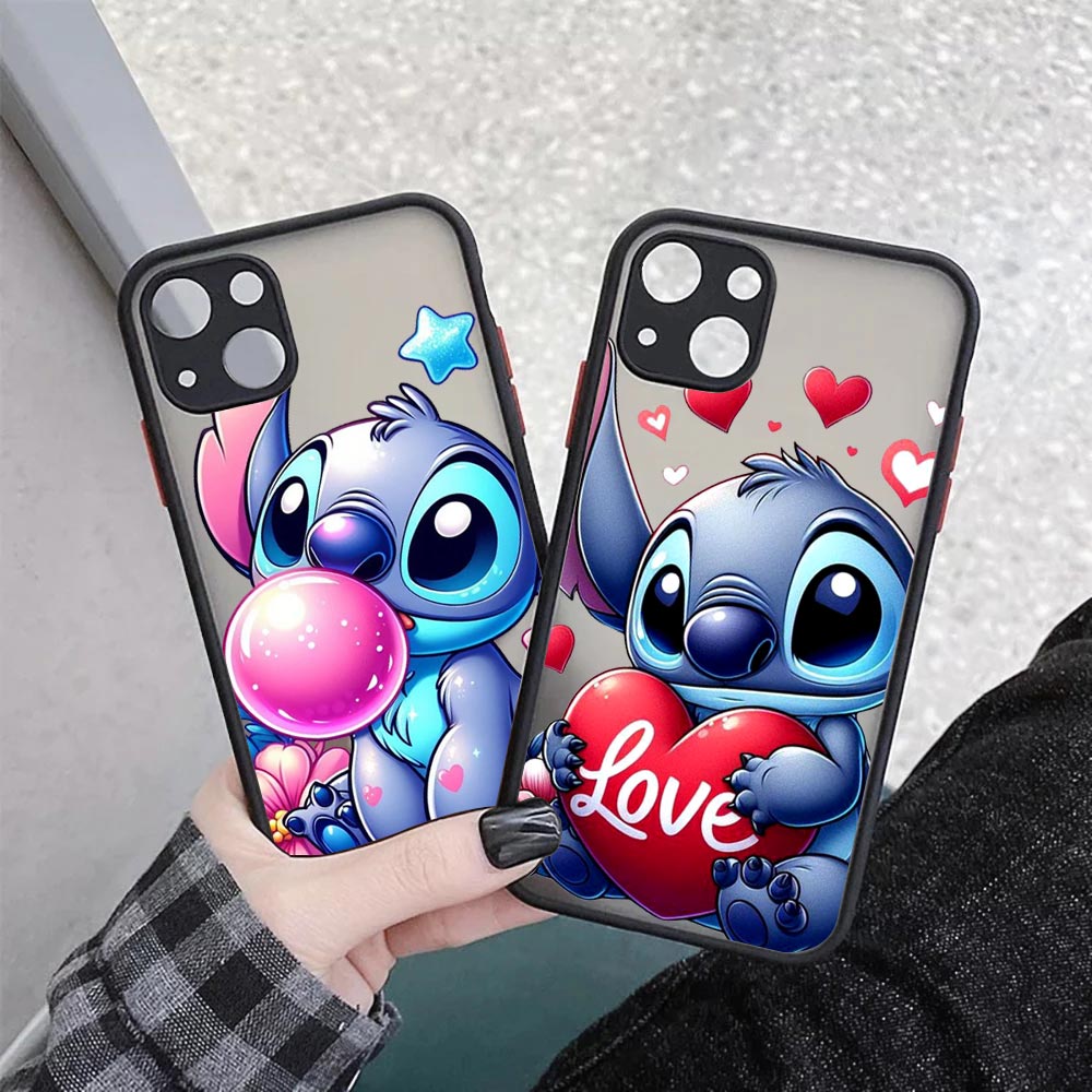 Cute Stitch Love Matte Translu – Phone Cases Rugged recenzja i cena