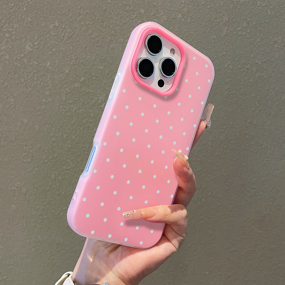 Adorable Light Blue Polka Dot  – Phone Cases Blue recenzja i cena