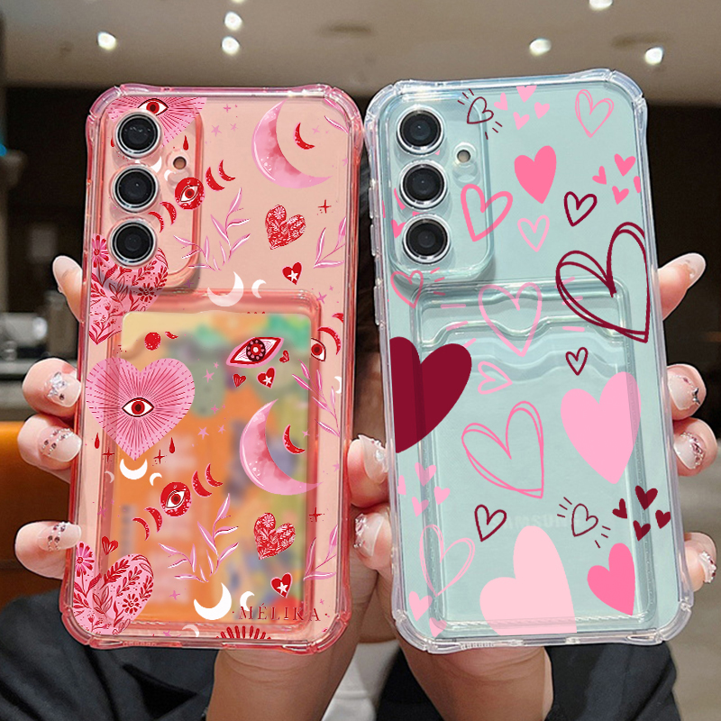Love Heart Leaves Pattern Clea – Phone Cases With Wallet recenzja i cena