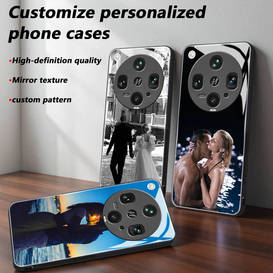 Custom Photo Mirror Glass Phon – Phone Cases Customized recenzja i cena
