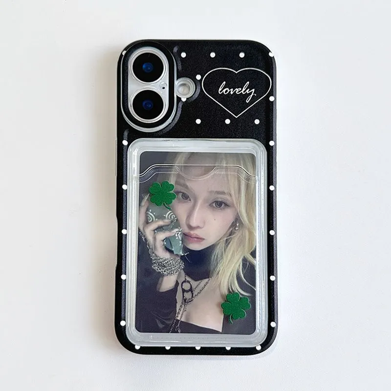 Korean ins Cute Polka Dot Cart – Cute Cartoon Case recenzja i cena