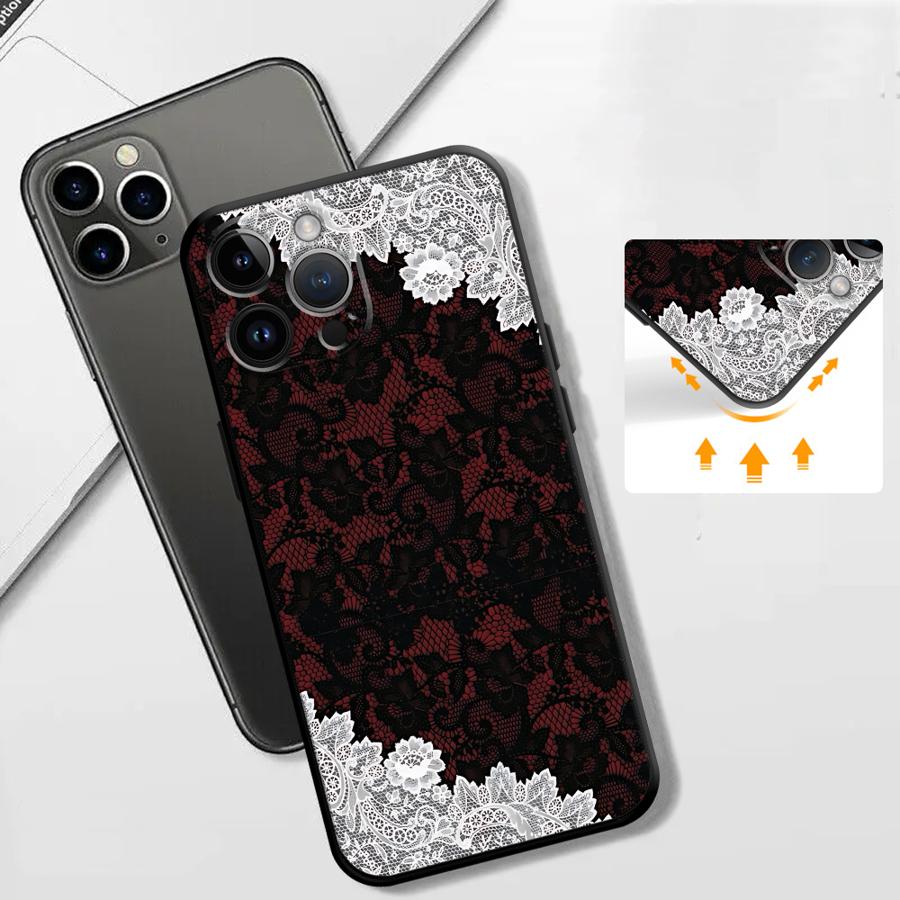 Black And Red Sexy Lace Phone  – Phone Cases Mous recenzja i cena