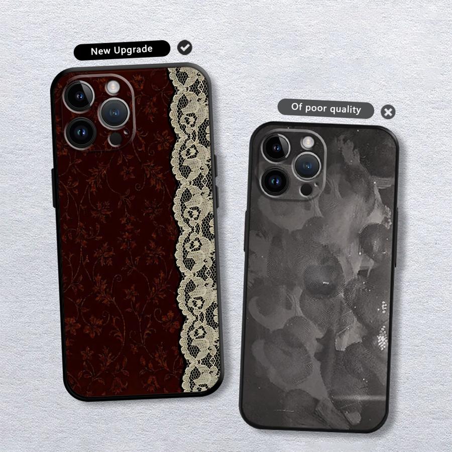Black And Red Sexy Lace Phone  – Phone Cases Mous recenzja i cena