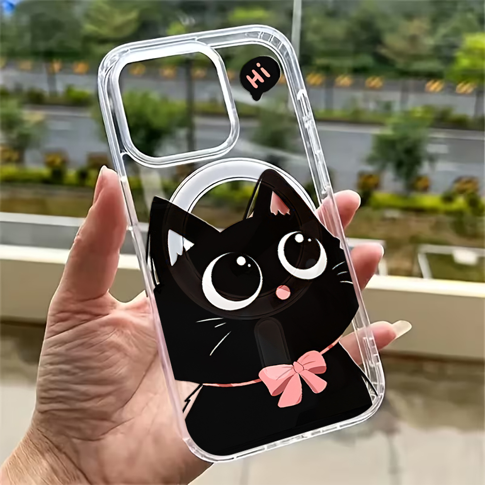 Cute Cartoon Cat Eyes Transpar – Cute Cartoon Case recenzja i cena