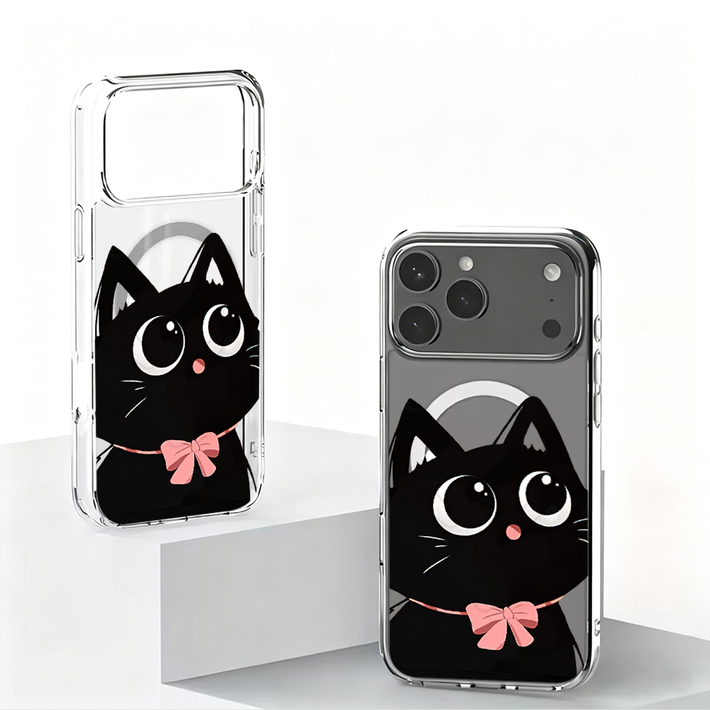 Cute Cartoon Cat Eyes Transpar – Cute Cartoon Case recenzja i cena