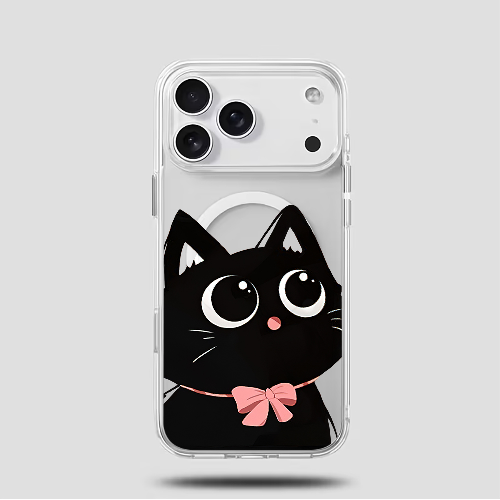 Cute Cartoon Cat Eyes Transpar – Cute Cartoon Case recenzja i cena