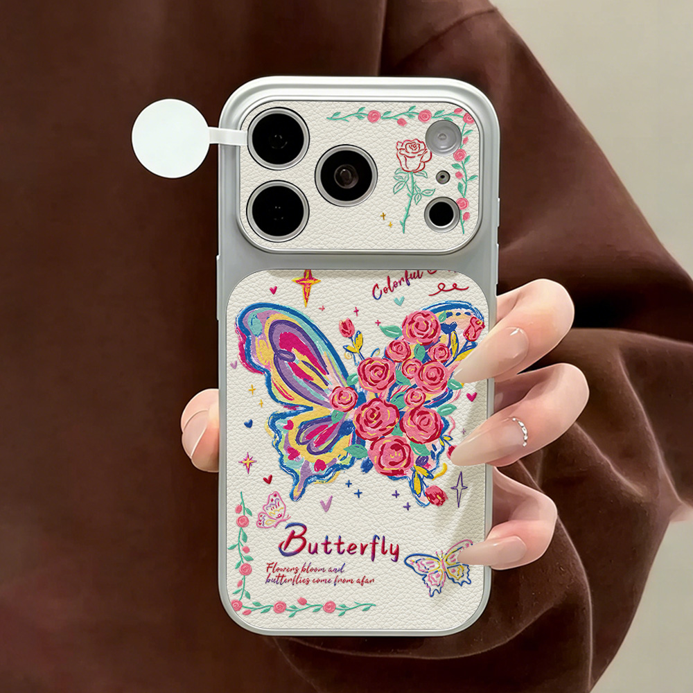 Blue Butterfly PU Leather Phon – Phone Cases Blue recenzja i cena