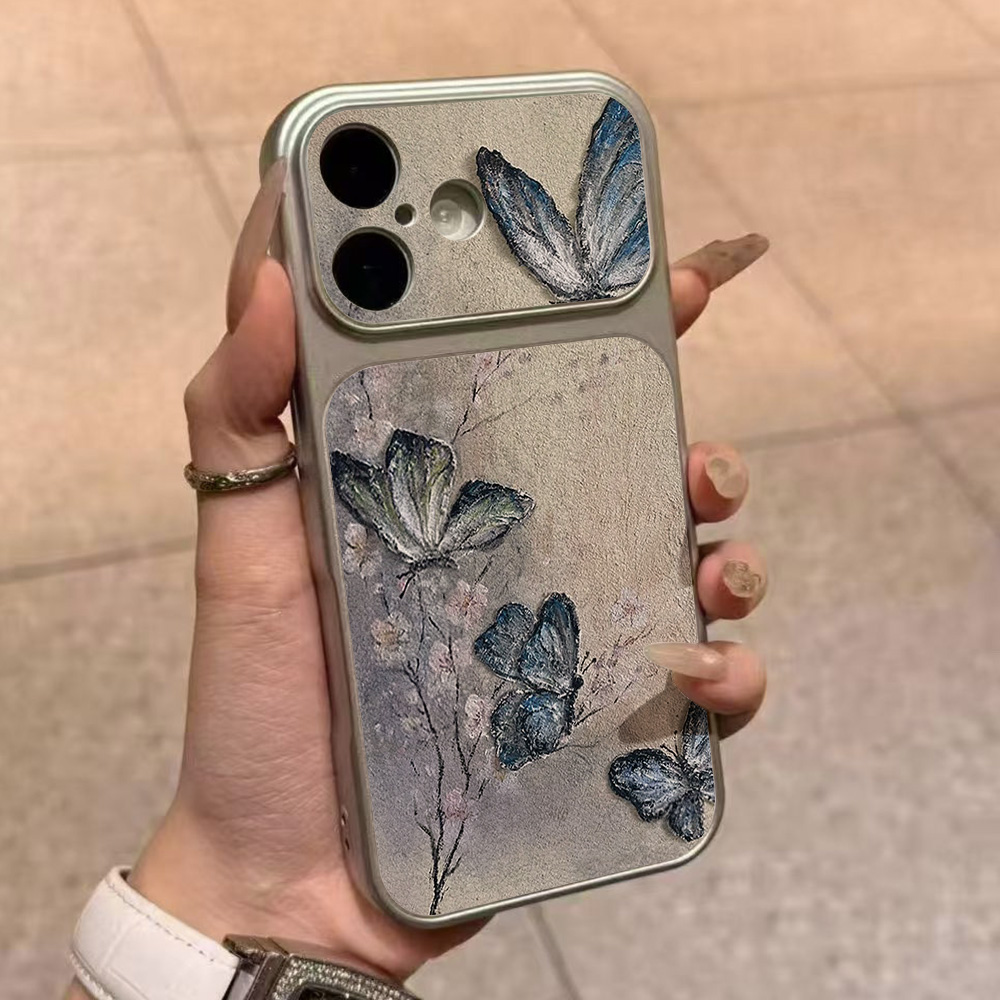 Blue Butterfly PU Leather Phon – Phone Cases Blue recenzja i cena