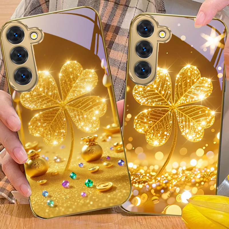 A huge golden clover For Samsu – Phone Cases For Samsung Galaxy recenzja i cena