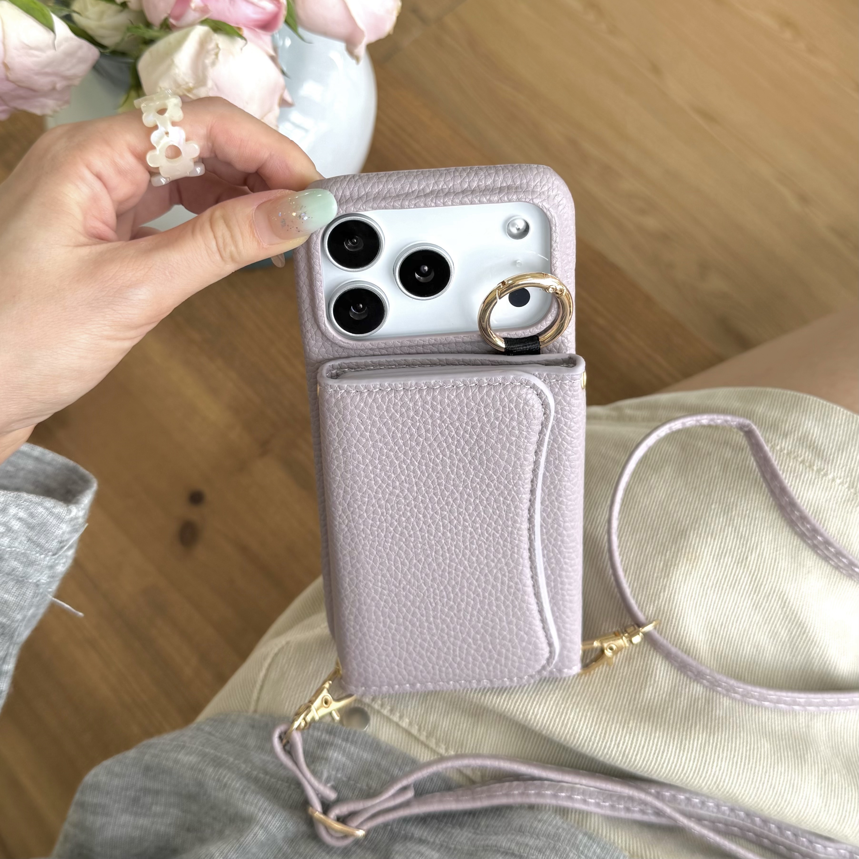 Semi-Circular Crossbody Ring H – Phone Cases With Wallet recenzja i cena