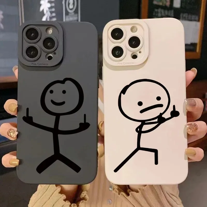 Cute Cartoon Matchman Matte Si – Phone Cases Rugged recenzja i cena