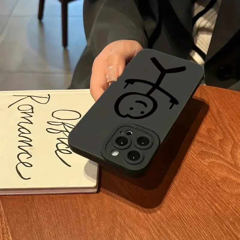 Cute Cartoon Matchman Matte Si – Phone Cases Rugged recenzja i cena
