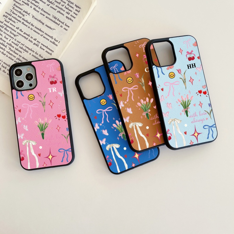 Custom Name Initials Blossom F – Phone Cases Customized recenzja i cena