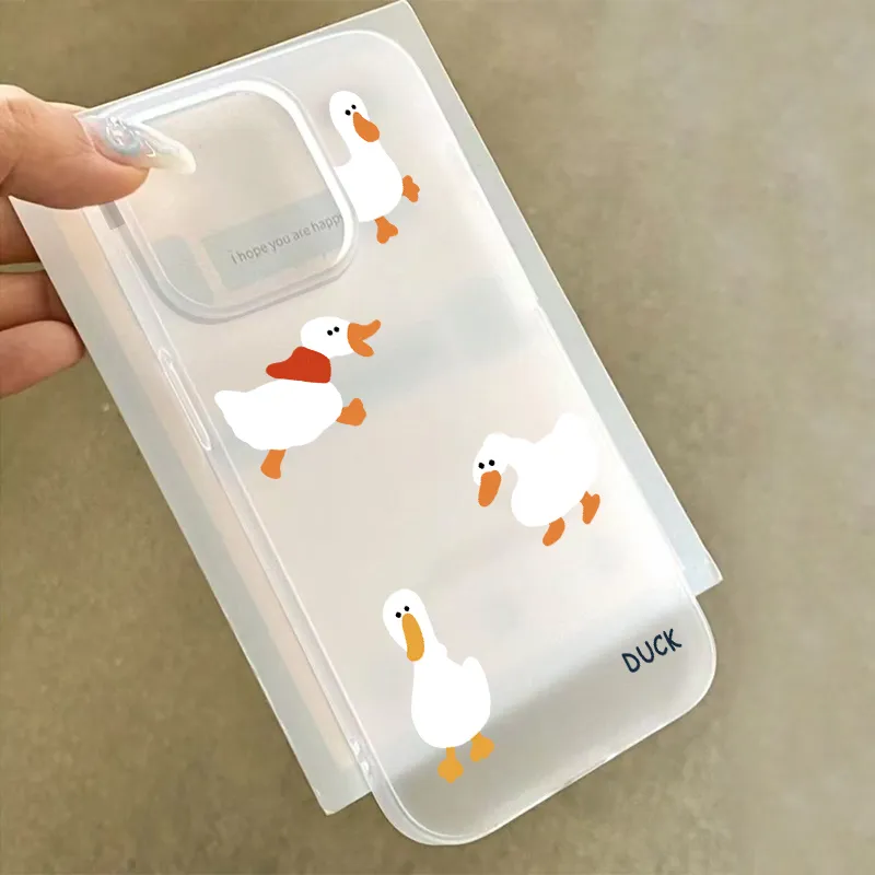 Super Cute Duck Quack Matte Tr – Phone Cases Rugged recenzja i cena