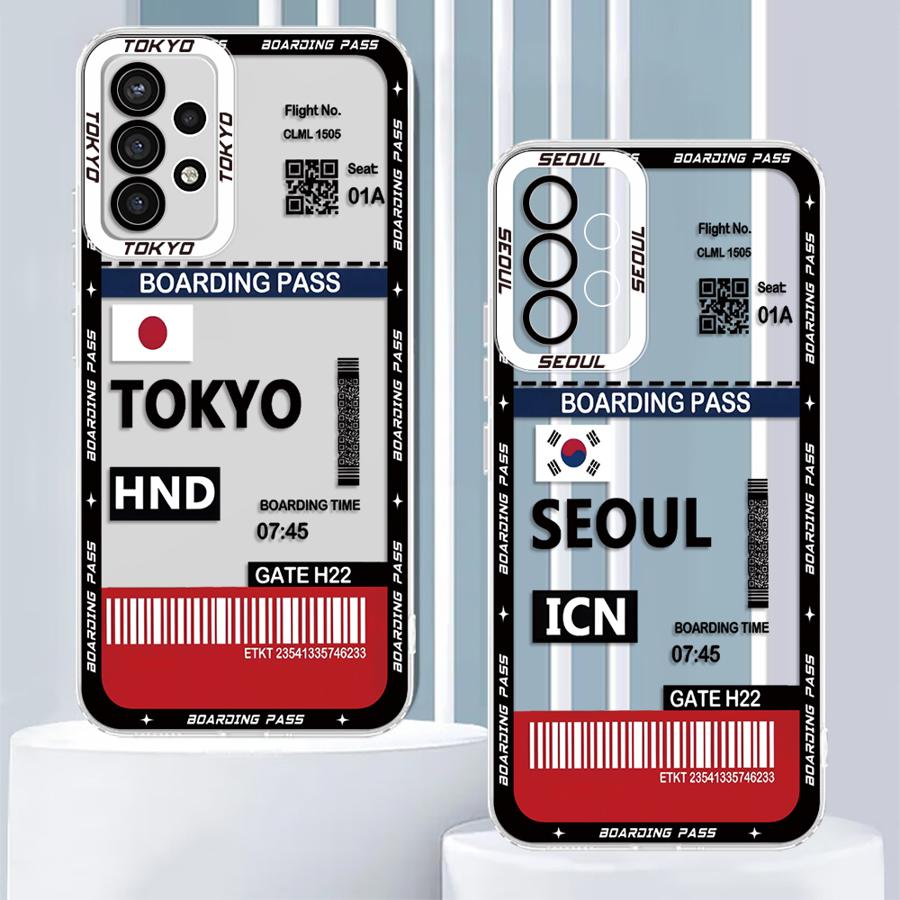 Tokyo Seoul Boarding Pass Soft – Phone Cases Tokyo recenzja i cena