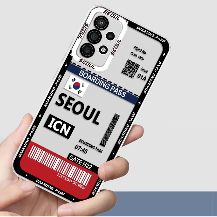 Tokyo Seoul Boarding Pass Soft – Phone Cases Tokyo recenzja i cena