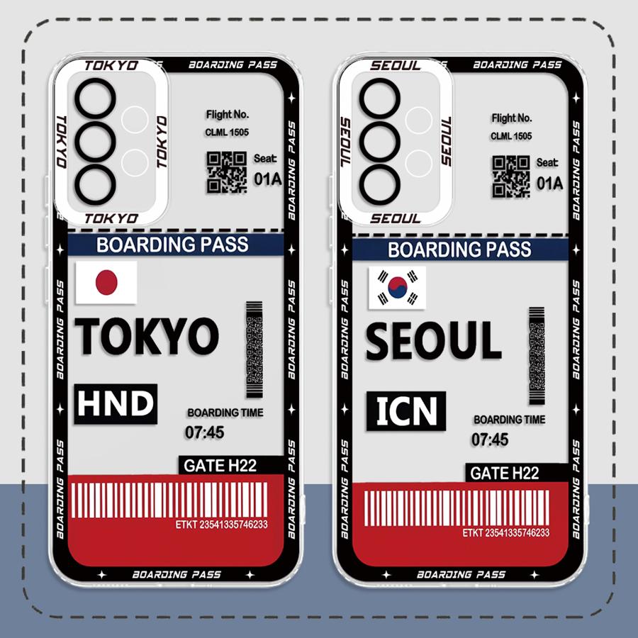 Tokyo Seoul Boarding Pass Soft – Phone Cases Tokyo recenzja i cena