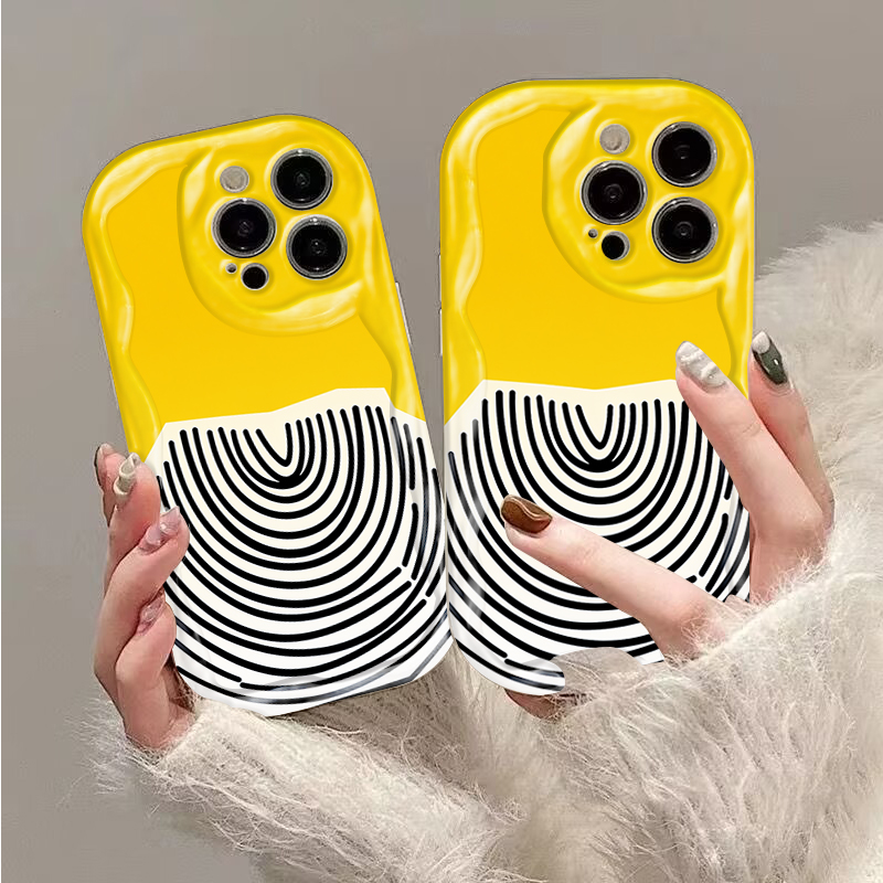 Black Arc Pattern on Yellow Ba – Phone Cases Arc recenzja i cena