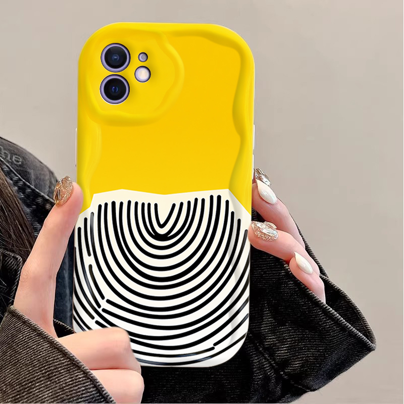 Black Arc Pattern on Yellow Ba – Phone Cases Arc recenzja i cena