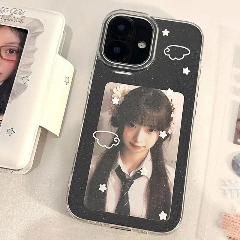 Korean INS Cute White Star Win – Cute Cartoon Case recenzja i cena