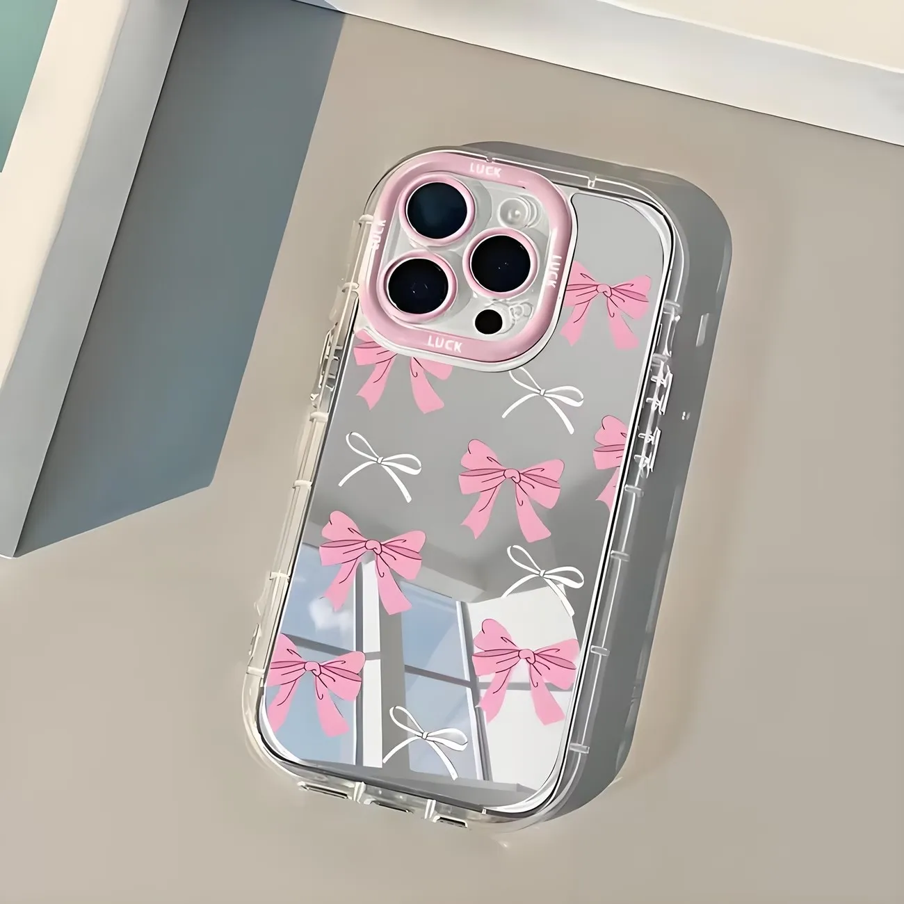 Simple Blue Pink Bow Girl Cute – Phone Cases Blue recenzja i cena