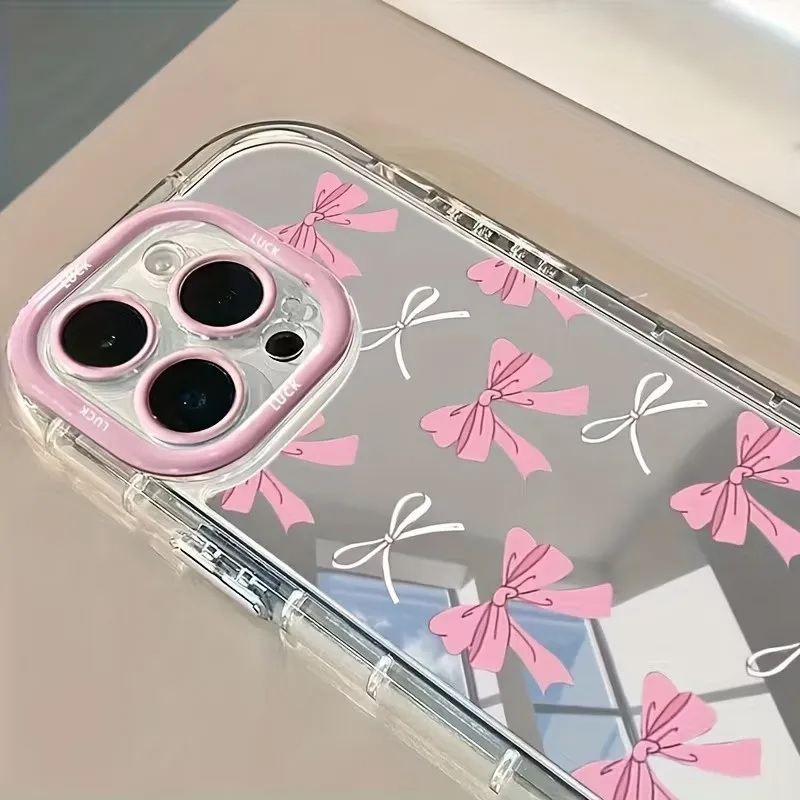 Simple Blue Pink Bow Girl Cute – Phone Cases Blue recenzja i cena
