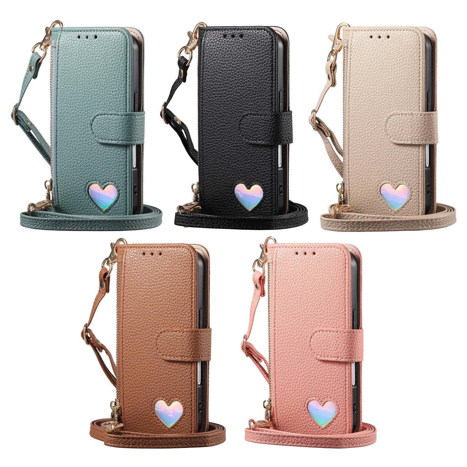 PU Leather Zipper Crossbody Wr – Phone Cases With Wallet recenzja i cena