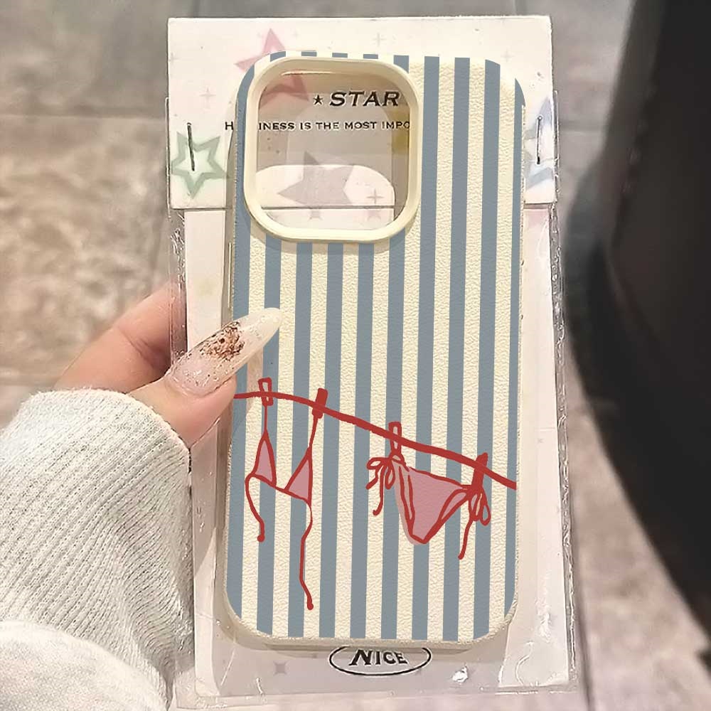 Blue White Striped Bikini Phon – Phone Cases Rugged recenzja i cena