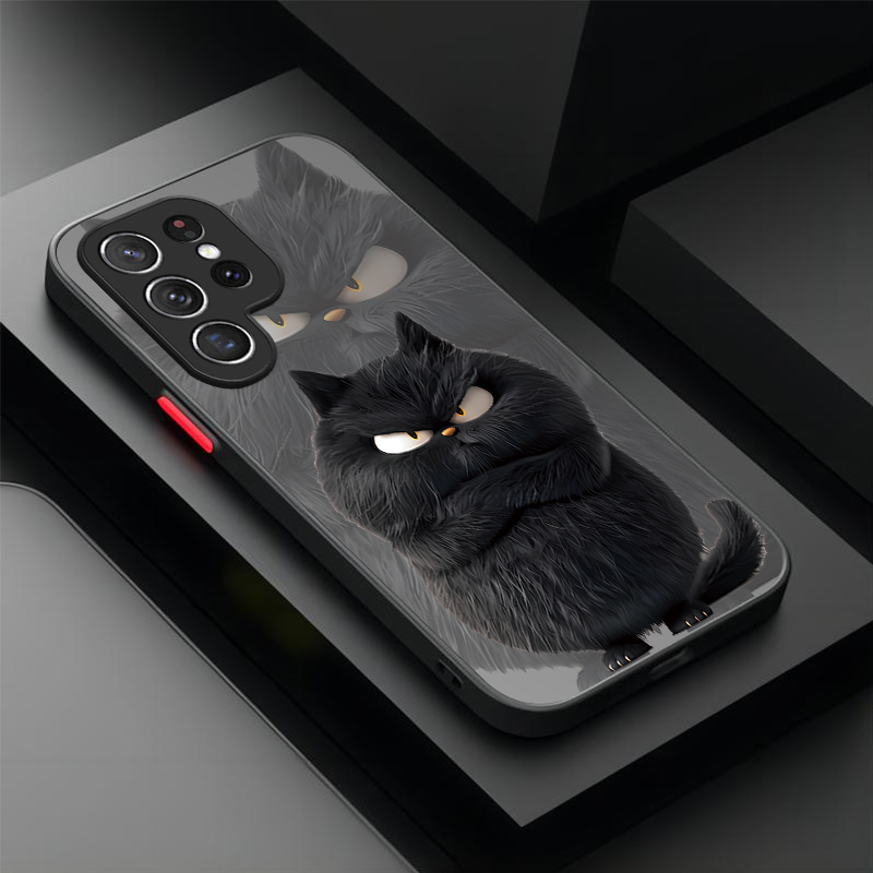 Angry Cat Couple Style Case fo – Phone Cases For Samsung Galaxy recenzja i cena