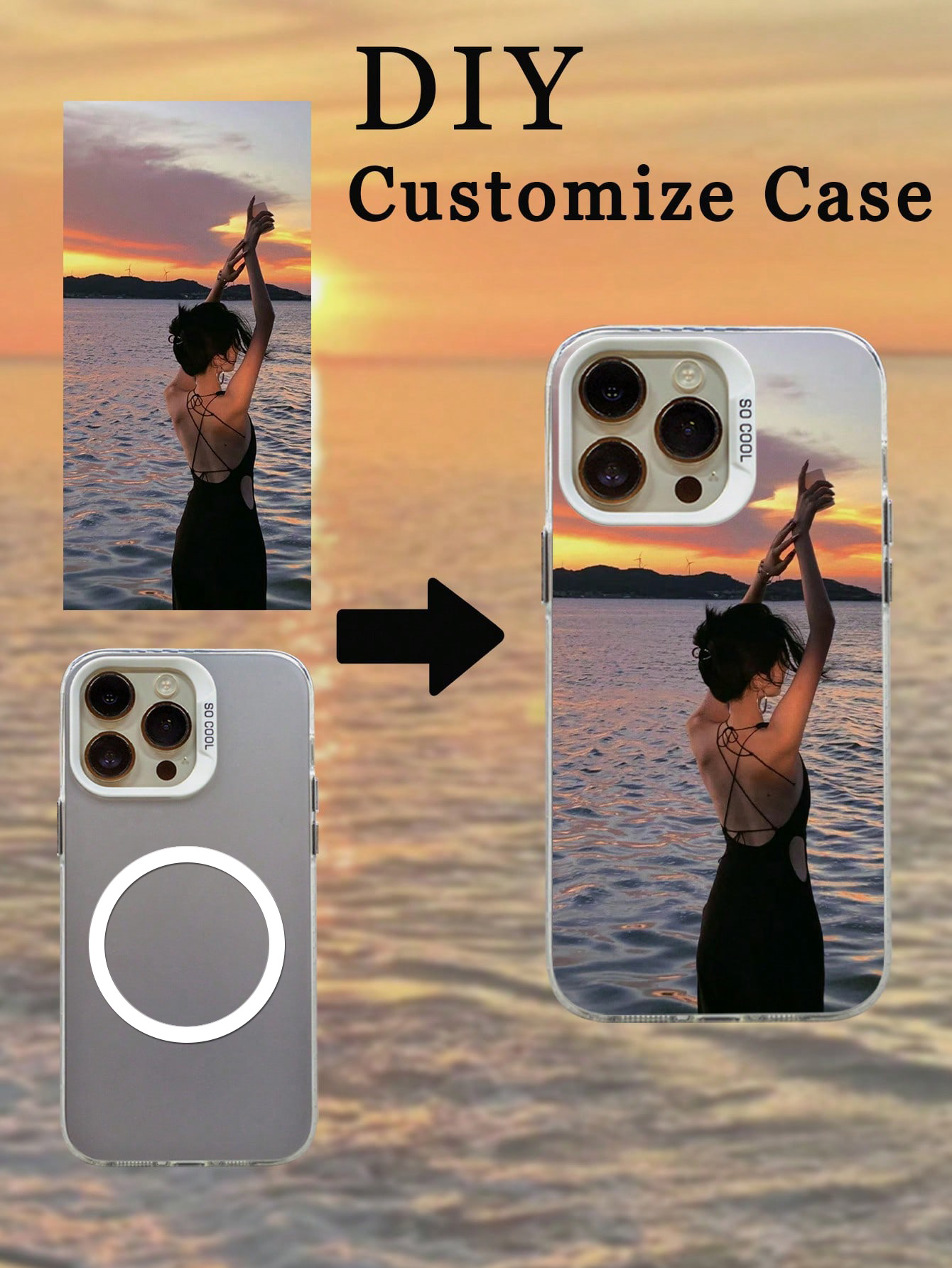Personalized Photo Magnetic Ca – Phone Cases Personalised recenzja i cena