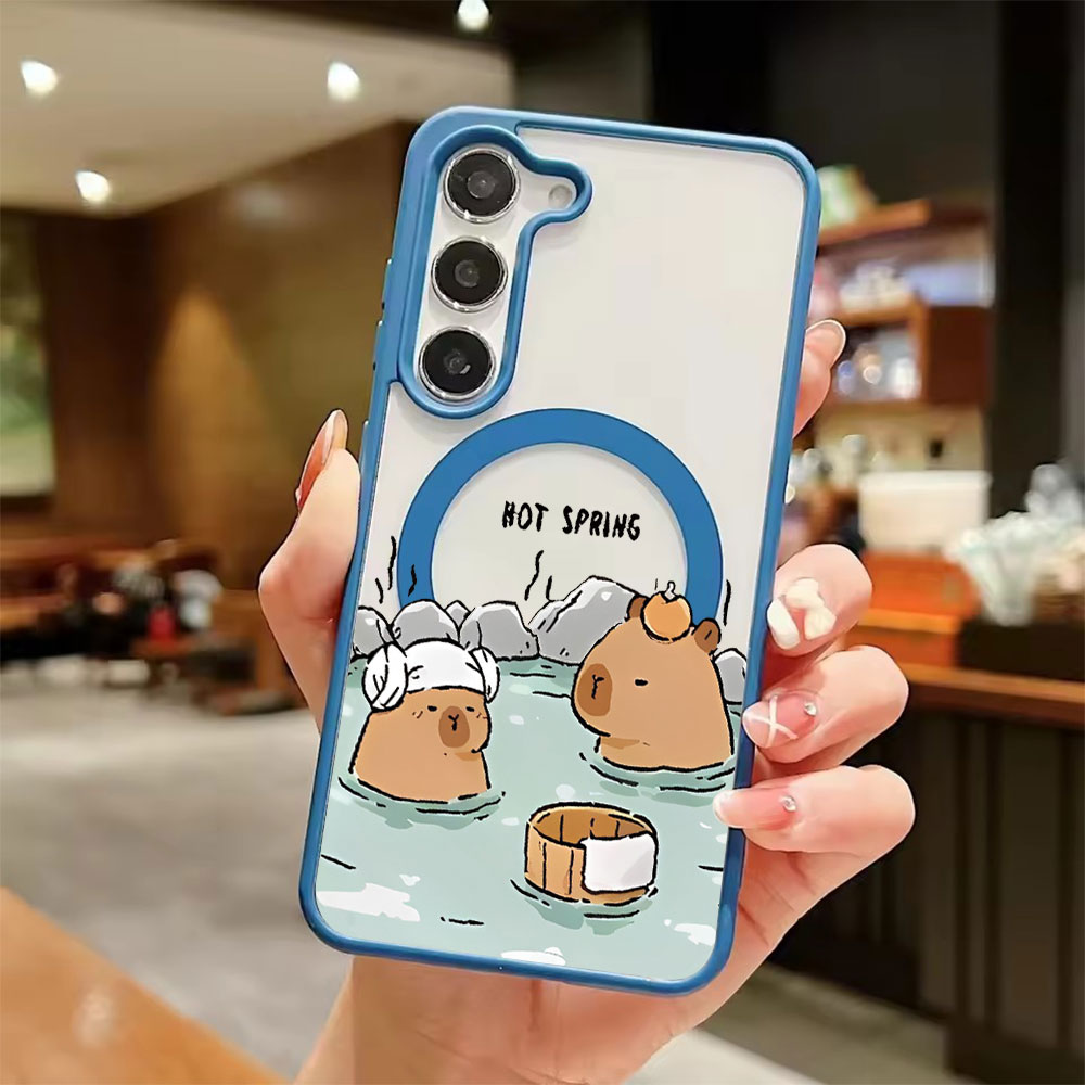 Color Transparent Magnetic Pho – Phone Cases For Samsung Galaxy recenzja i cena