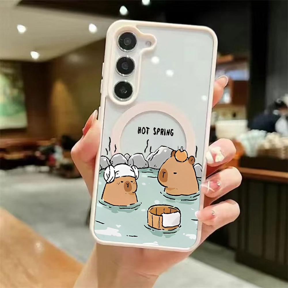 Color Transparent Magnetic Pho – Phone Cases For Samsung Galaxy recenzja i cena