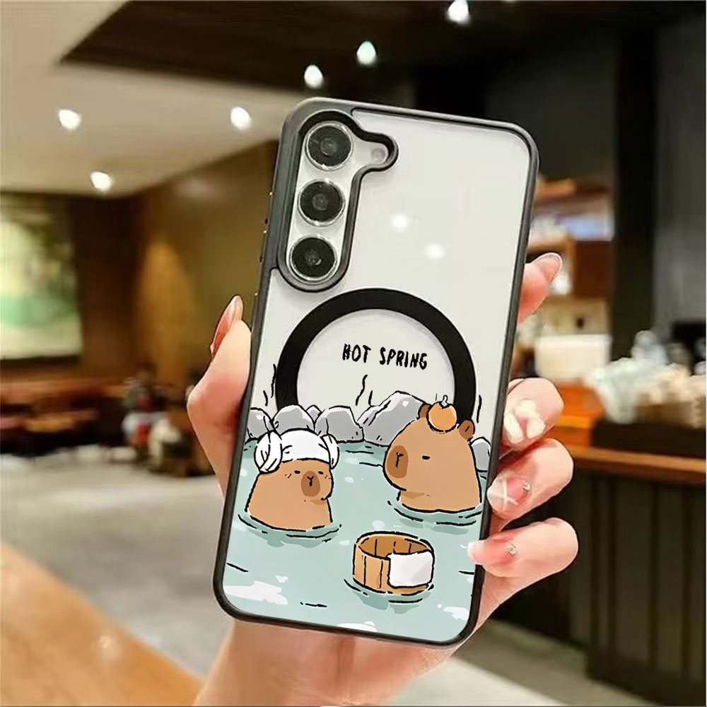 Color Transparent Magnetic Pho – Phone Cases For Samsung Galaxy recenzja i cena
