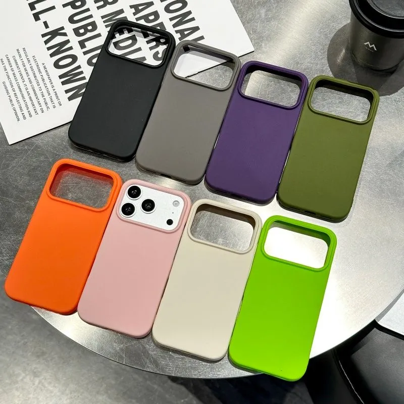 New Matte Solid Color Half Wra – Phone Cases Rugged recenzja i cena
