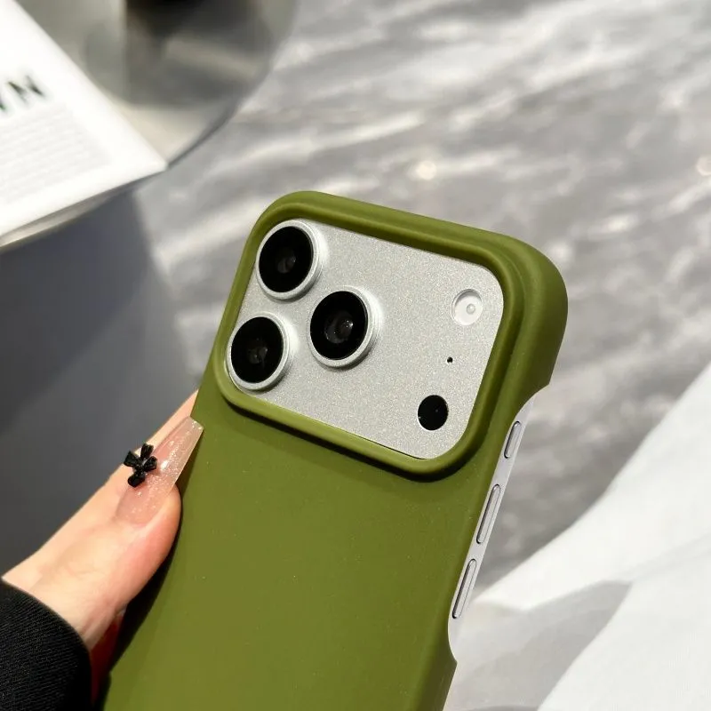 New Matte Solid Color Half Wra – Phone Cases Rugged recenzja i cena