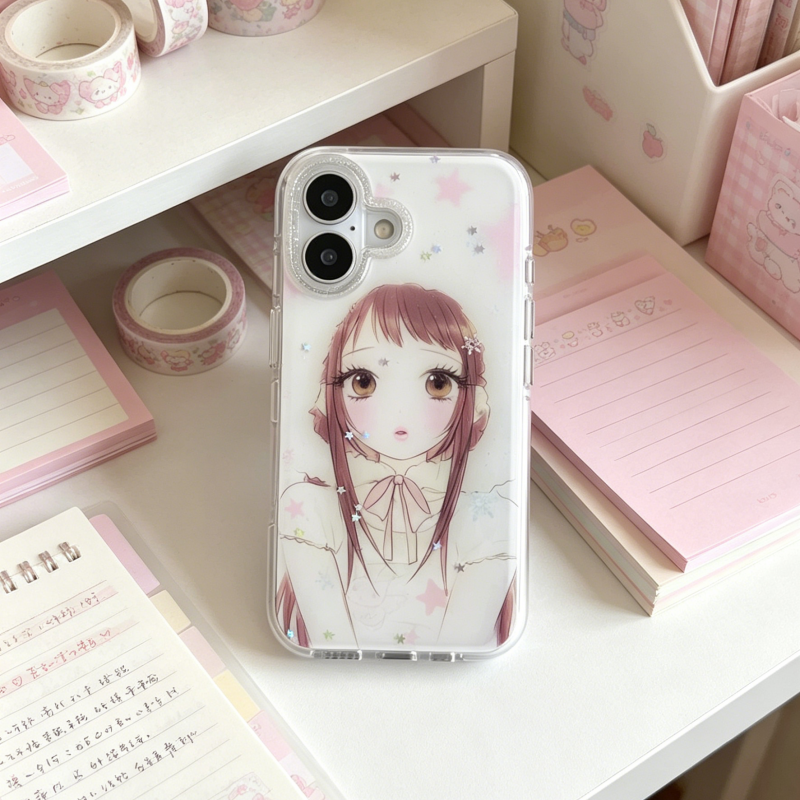 Y2K Pastel Anime Girl Glitter  – Phone Cases Arc recenzja i cena