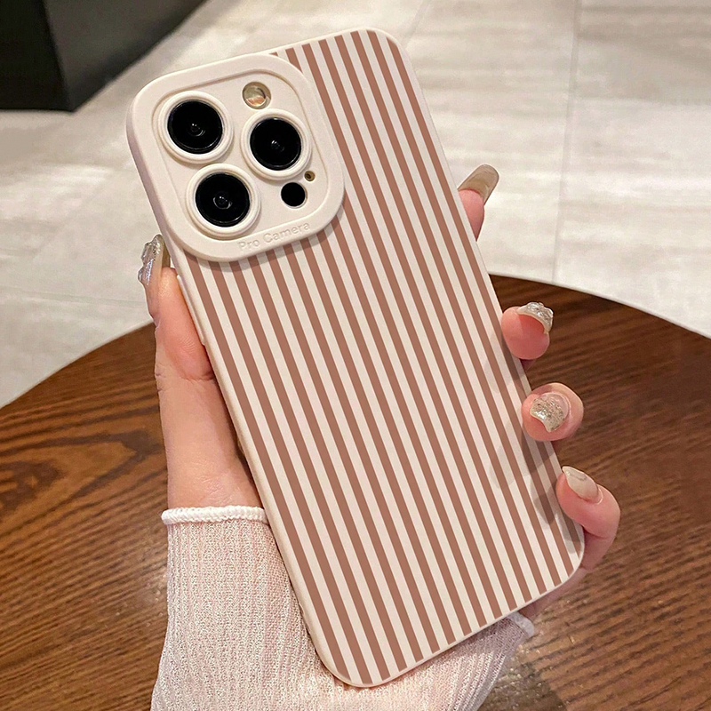 Pink Striped Painted Anti-Drop – Phone Cases Mous recenzja i cena