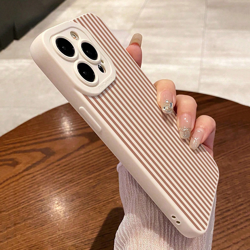 Pink Striped Painted Anti-Drop – Phone Cases Mous recenzja i cena