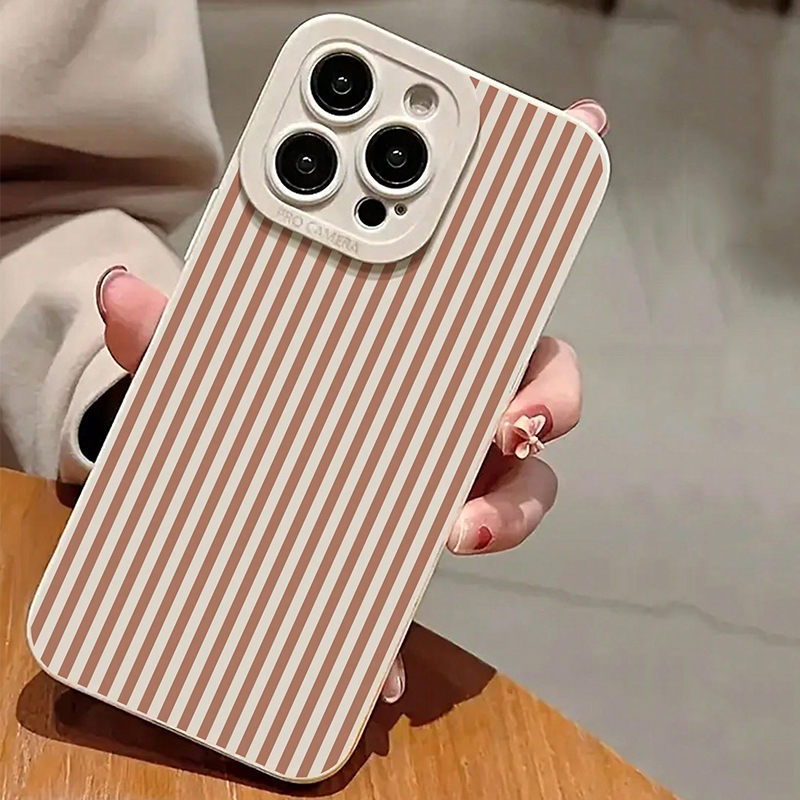 Pink Striped Painted Anti-Drop – Phone Cases Mous recenzja i cena
