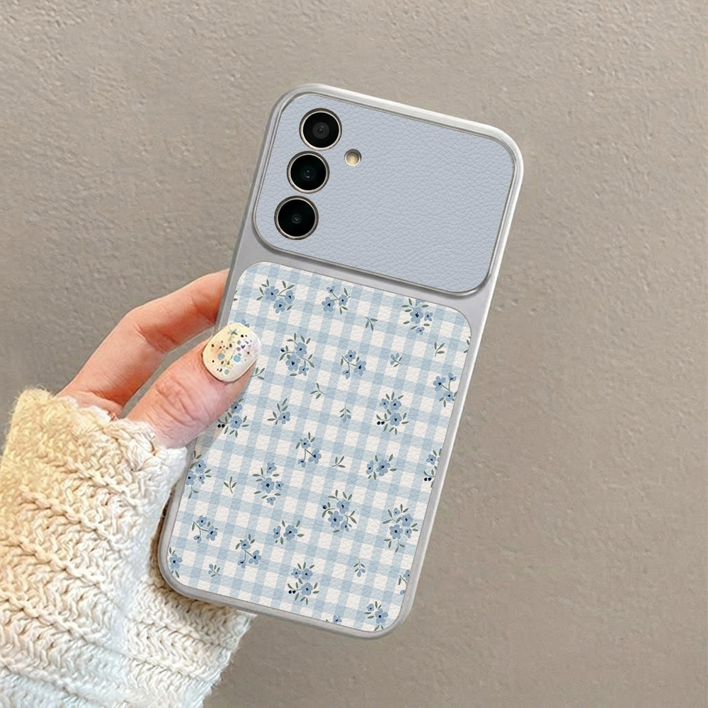 Blue Folwer Phone Case For Sam – Phone Cases Blue recenzja i cena